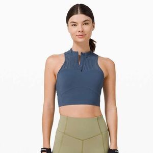 Lululemon Unleash Strength Bra Iron Blue
